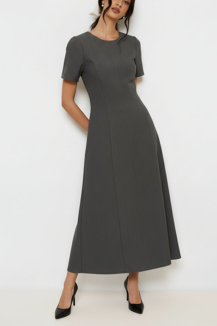 Seal Grey Maxi Dress