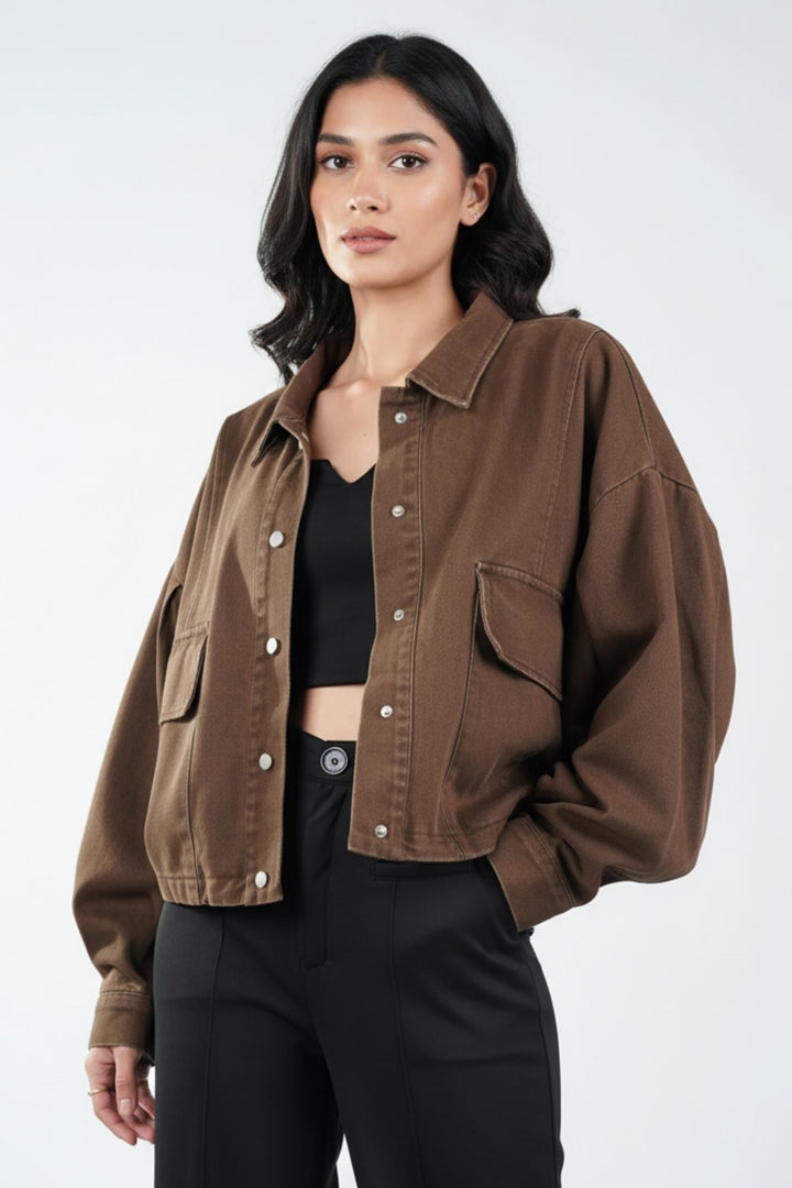 Tawny Toast Oversized Jacket