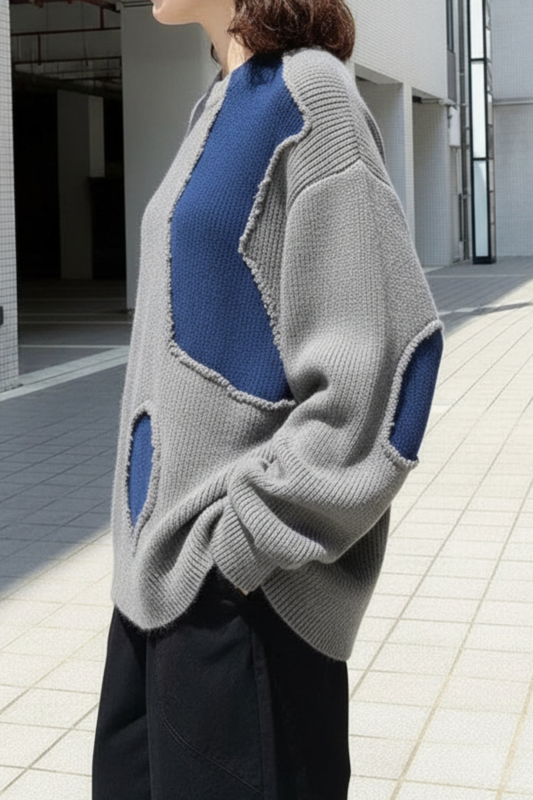 Shadow Sea Patch Sweater