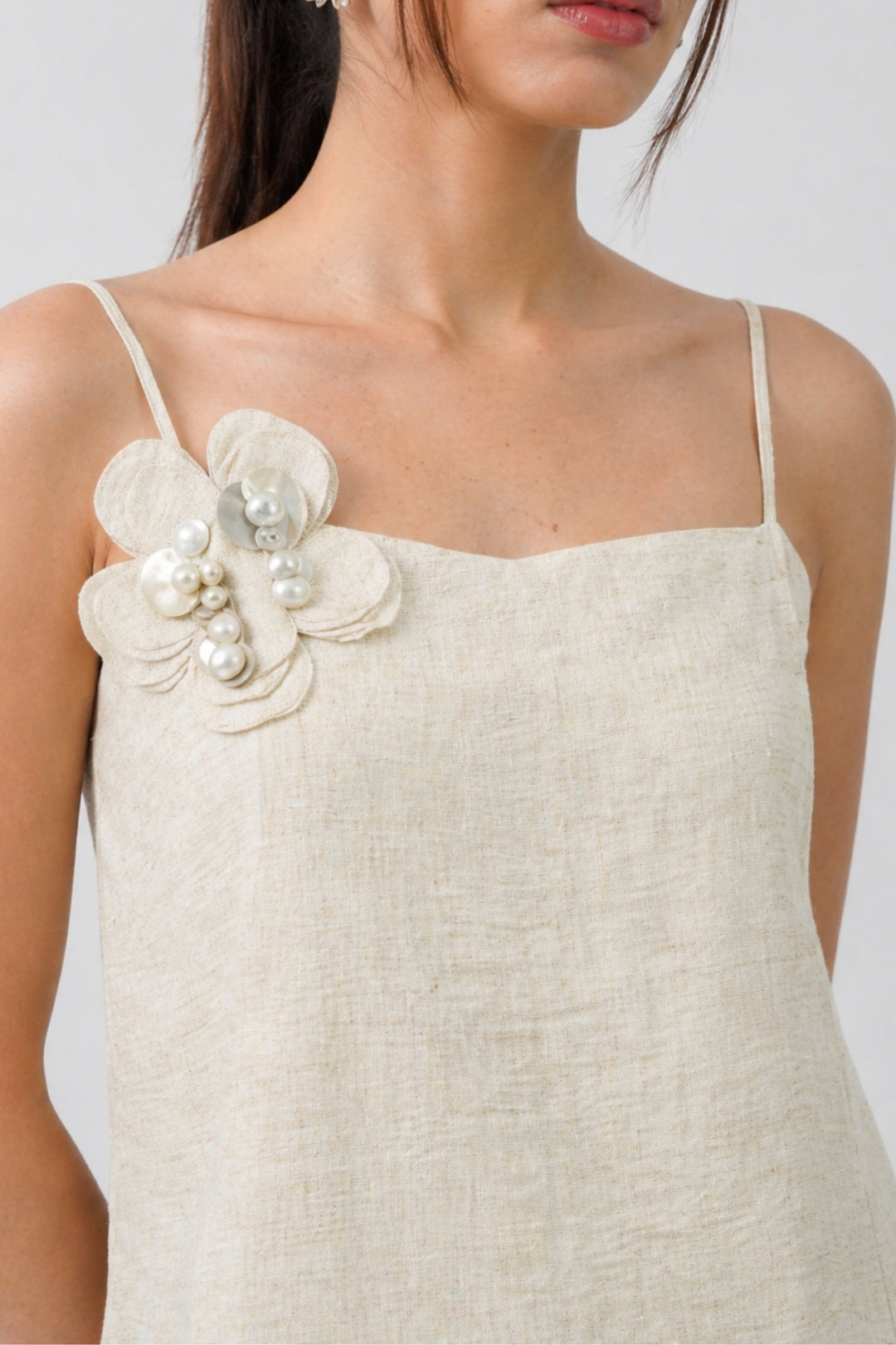 Florence Ivory Linen Co-ord Set