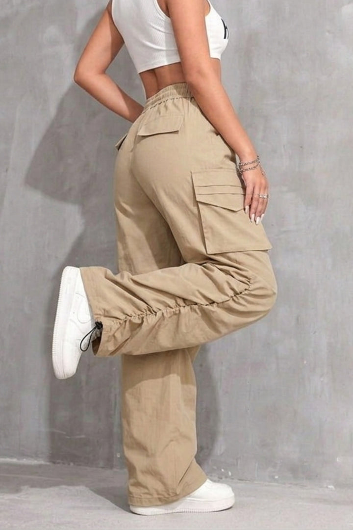 Khaki Comfort Cargo Pants