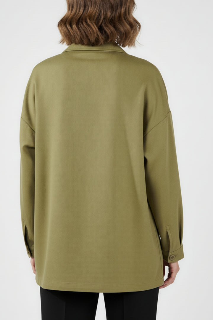 Willow Green Oversized Jacket