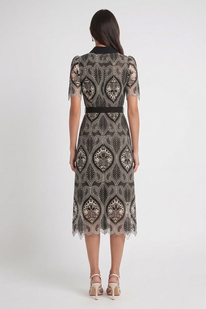 Siena Lace Shirt Dress