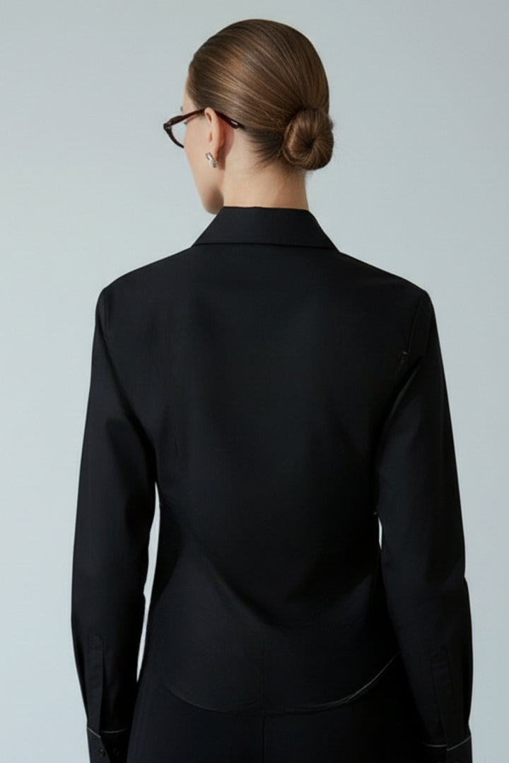 Bralette Pattern Black Shirt