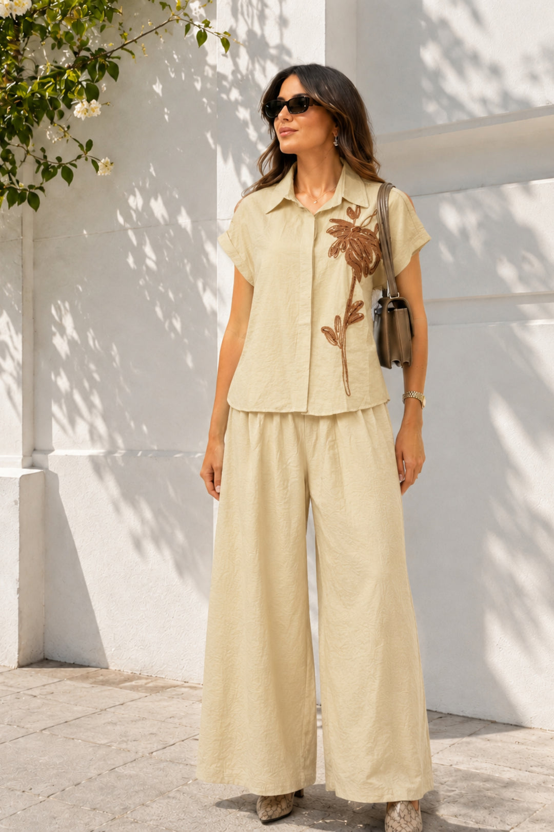 Champagne Floral Co-ord