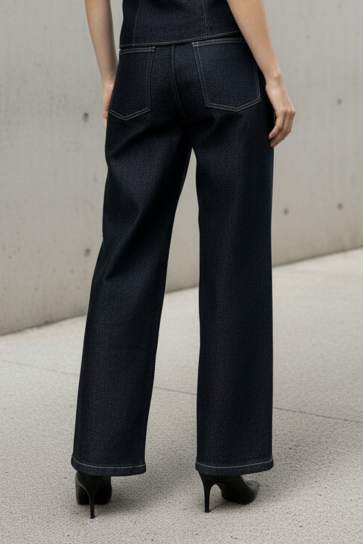 Solemn Grey Denim Co-ord Set