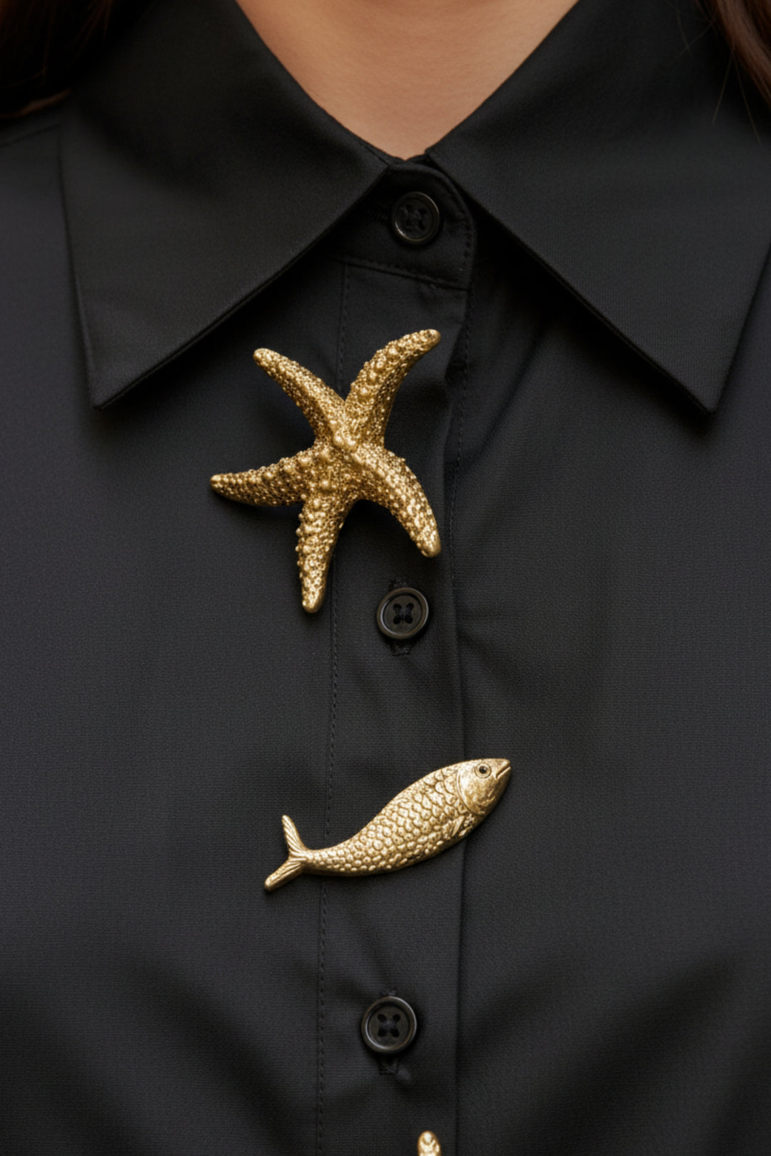 Black Coral Starfish Shirt