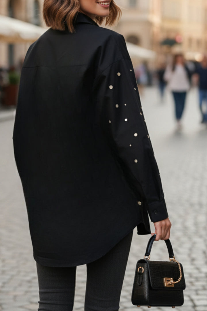 Black Mirror-work Shirt