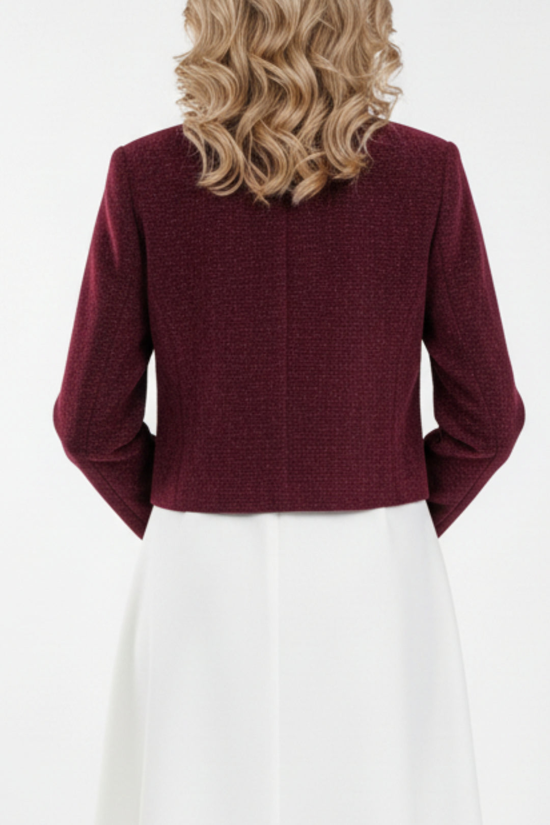 Berry Luster Velvet Blazer