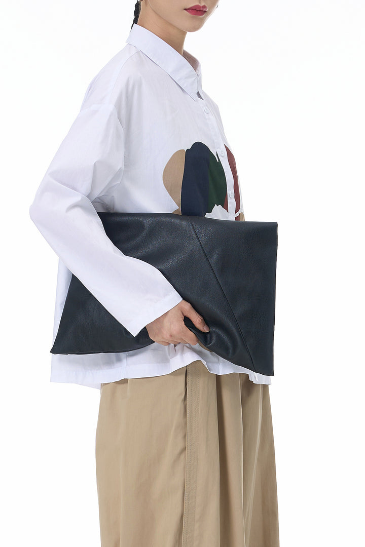 white printed full sleeve shirt
