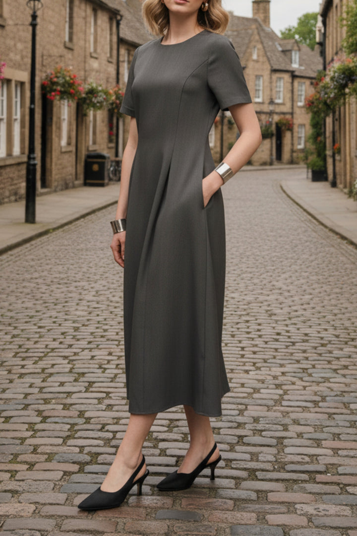 Seal Grey Maxi Dress