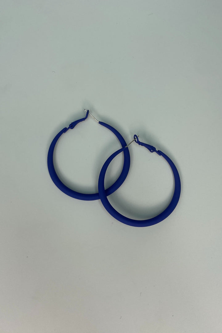 Bluebell Hues Hoop Earrings
