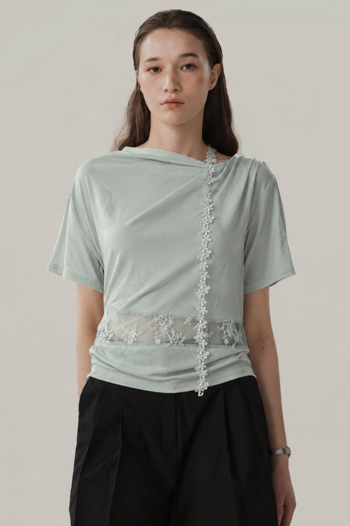 Airy Sheer Waist Top