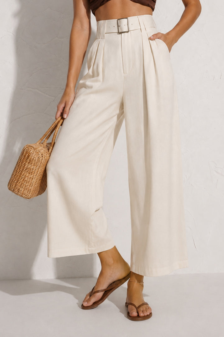 High-waisted wide-leg Pant