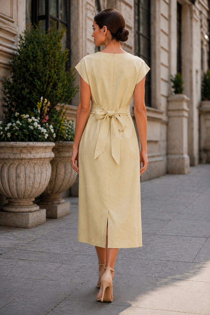 Champagne Wrap Dress