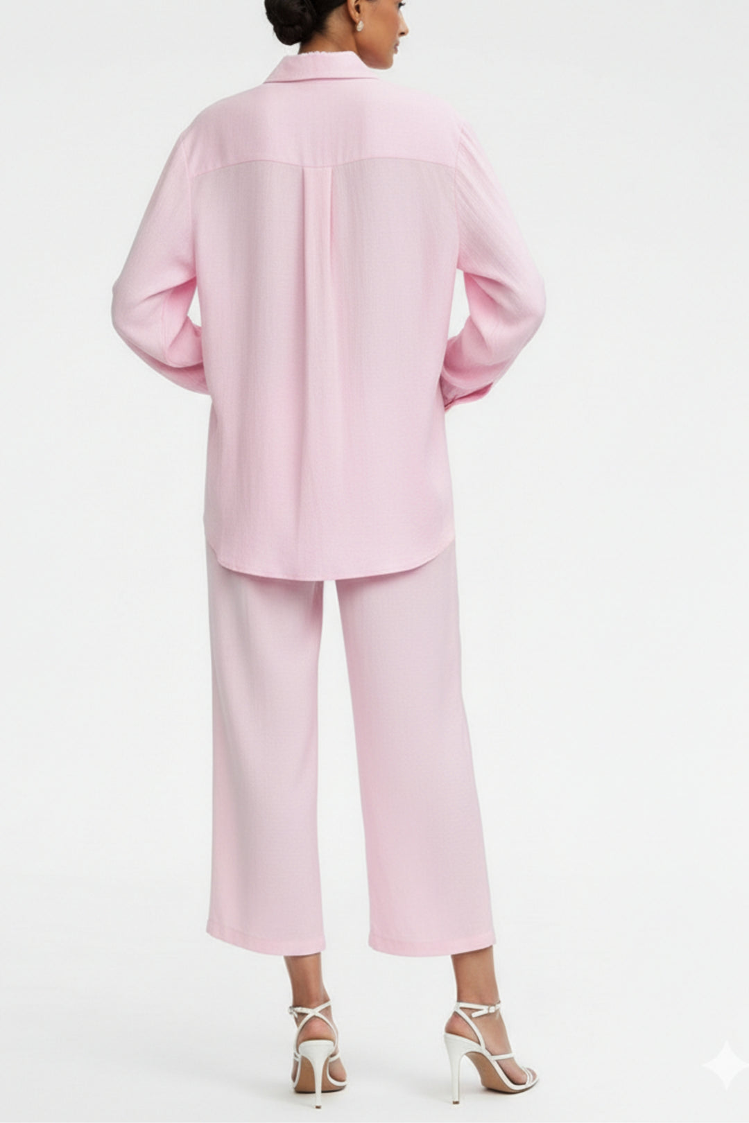 Petal Pink Floral Embroidered Co-Ord Set