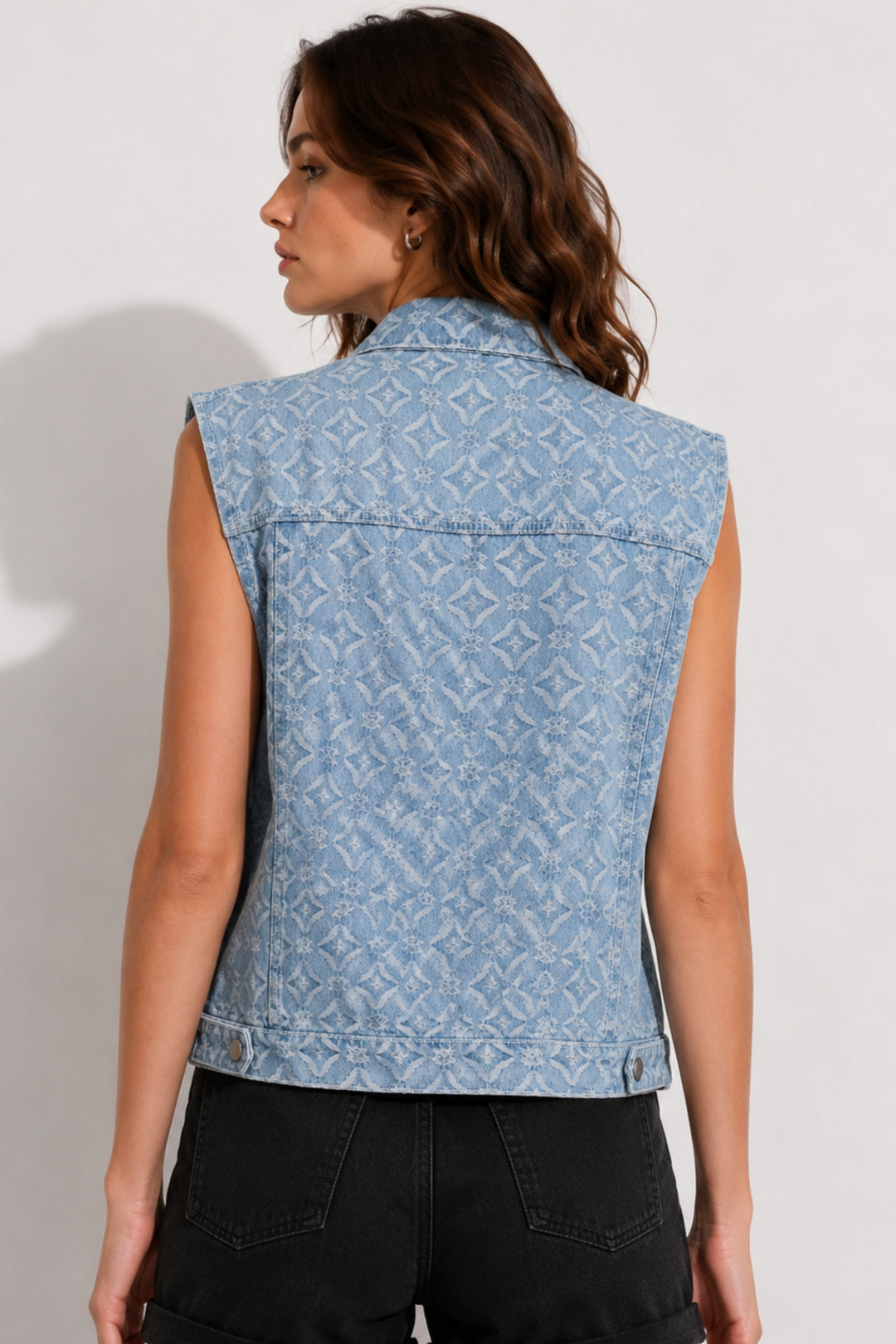 Skybound Denim Vest Jacket