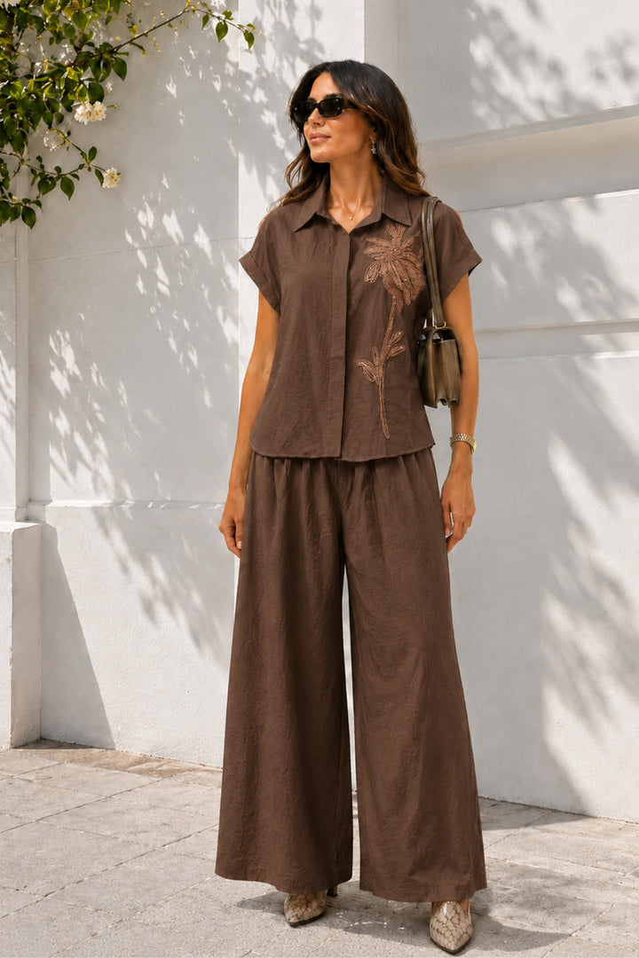 Espresso Floral Co-ord