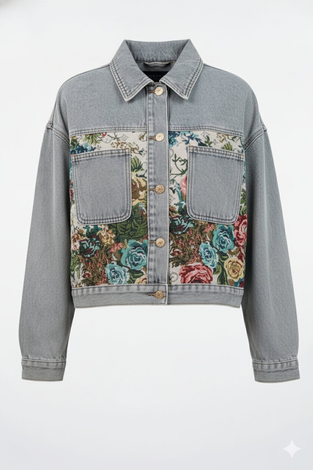 Floral Breeze Denim Jacket