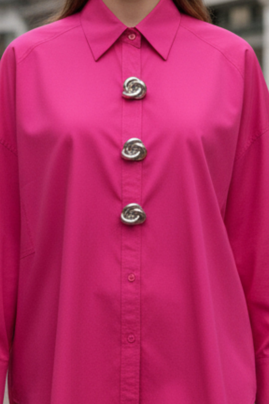 Pink Luxe Button Shirt