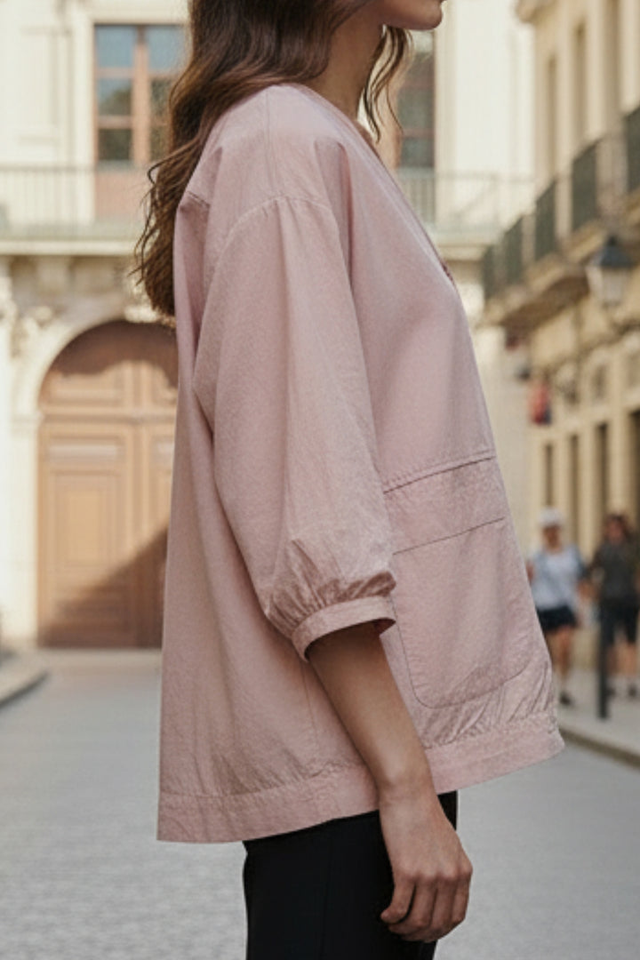 Dreamy Rose Oversized Shirt
