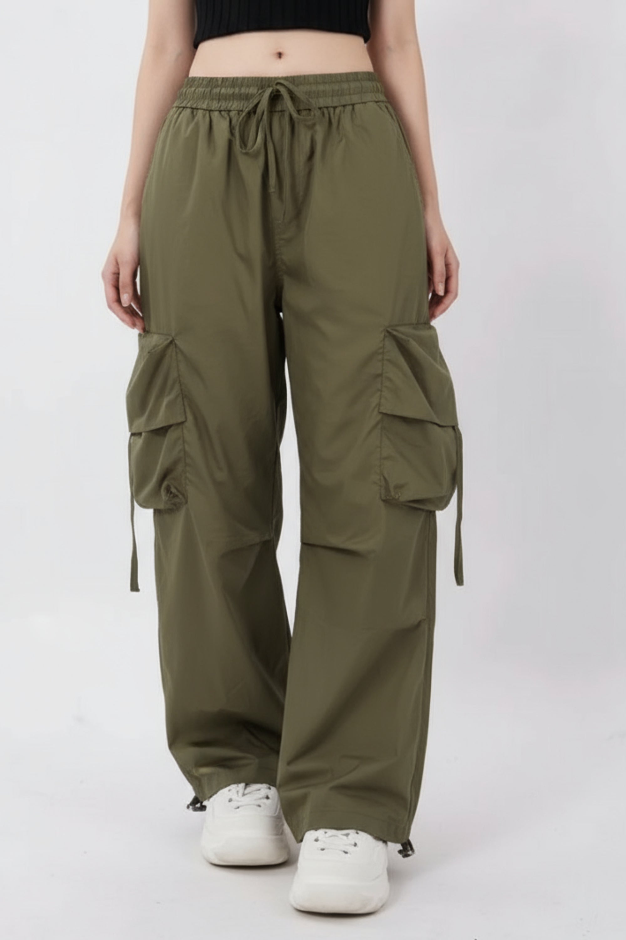 Convertible Wild Green Cargo Pants | Streetwear Style – Nolabels