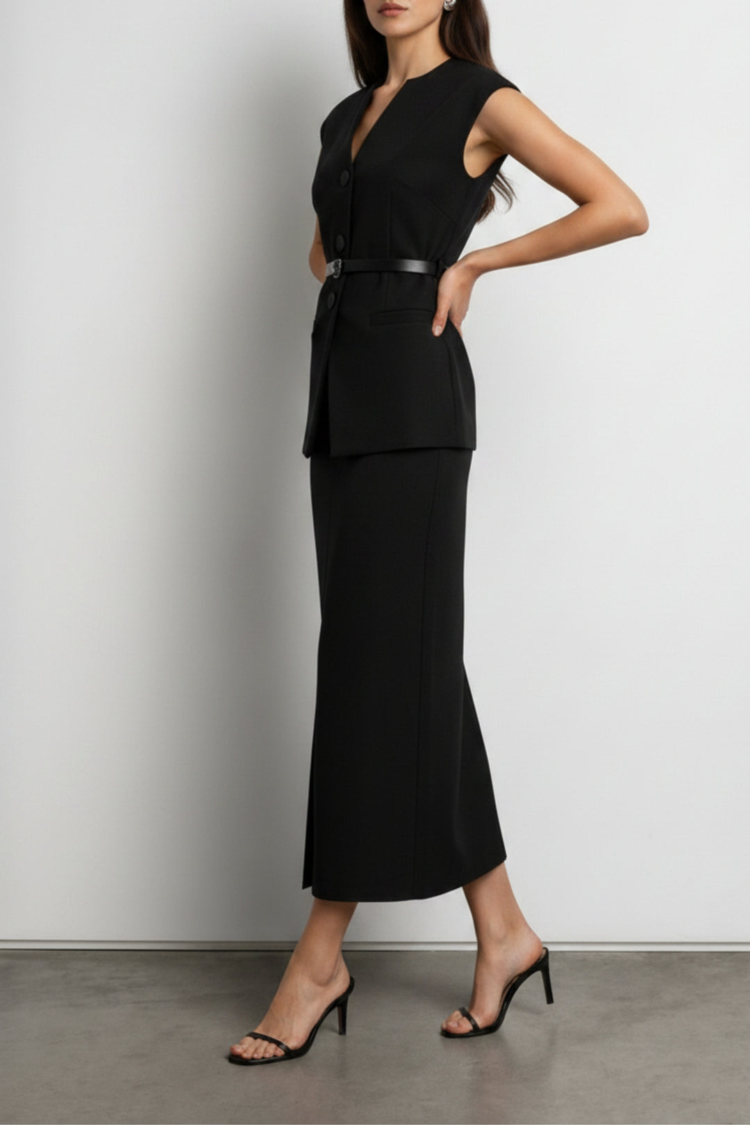 Black Magic Waistcoat Skirt Co-ord Set