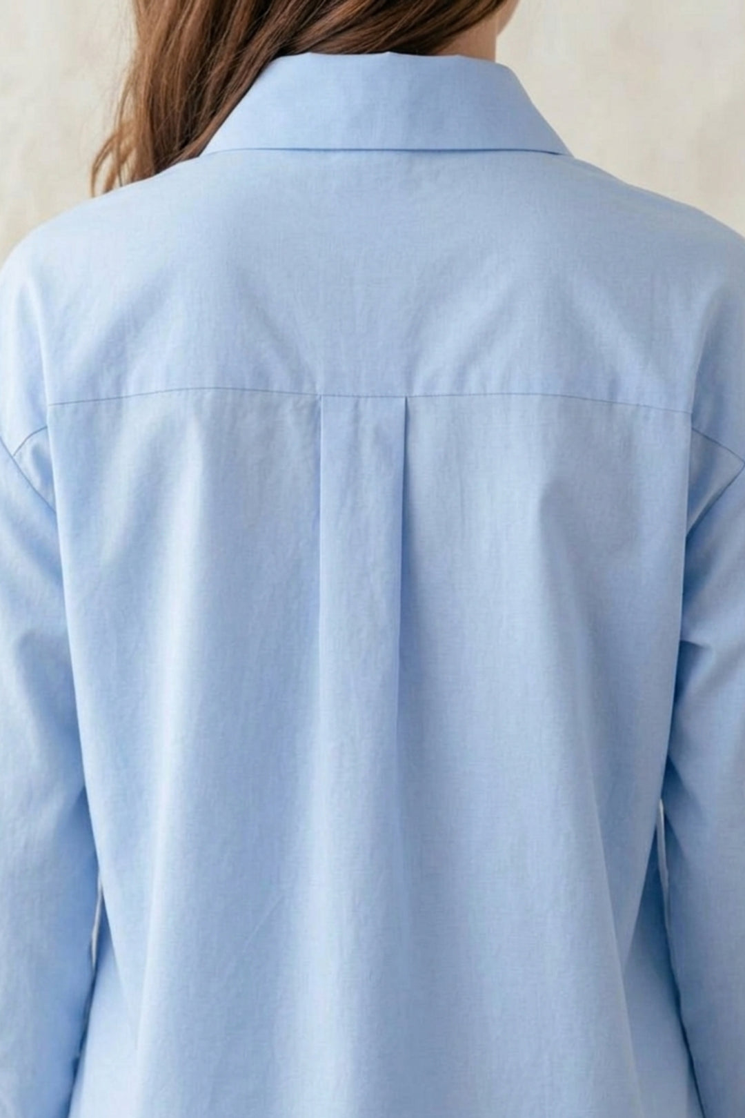 Spring Sky Floral Bead Shirt