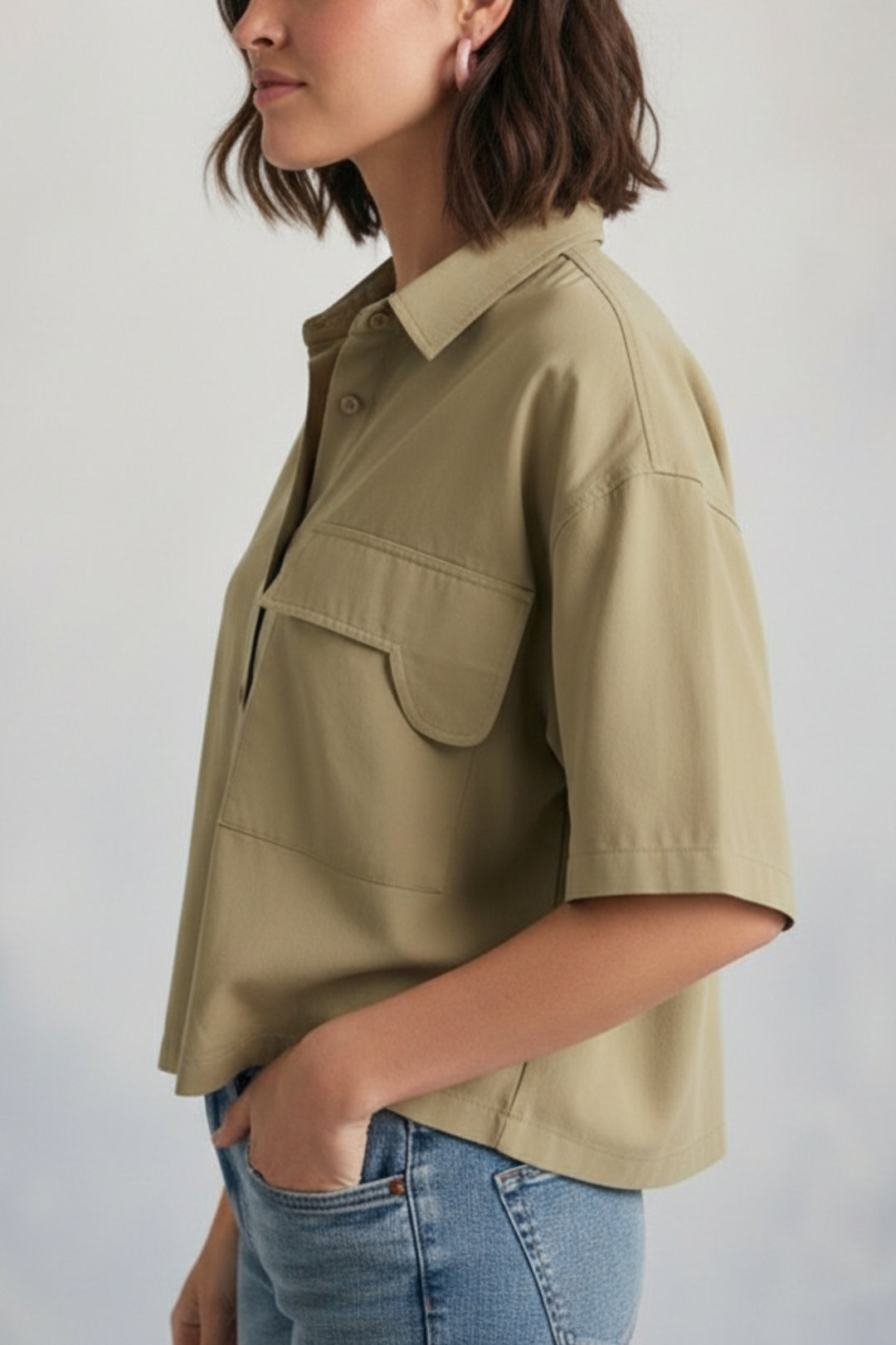 Lily Oversized Collared Shirt