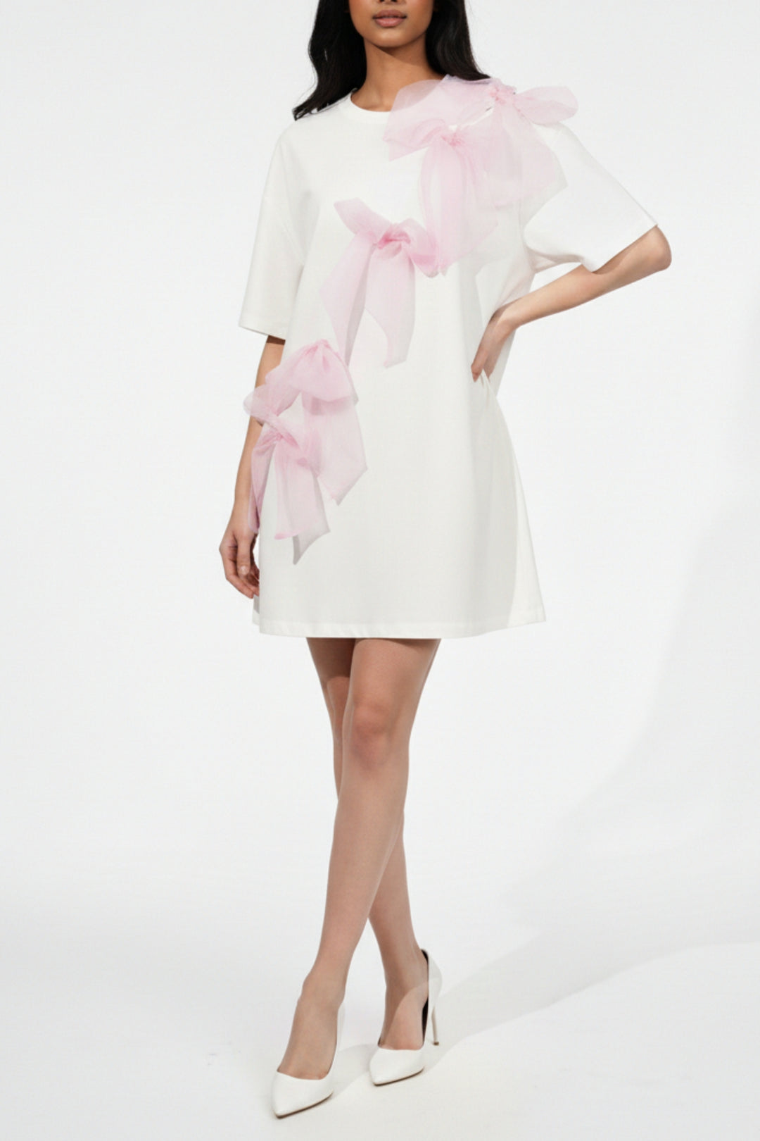 Bonita Bows White T-Shirt