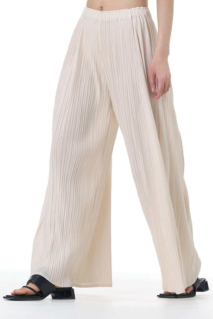 Vanilla Dream Pleated Co-ord Set