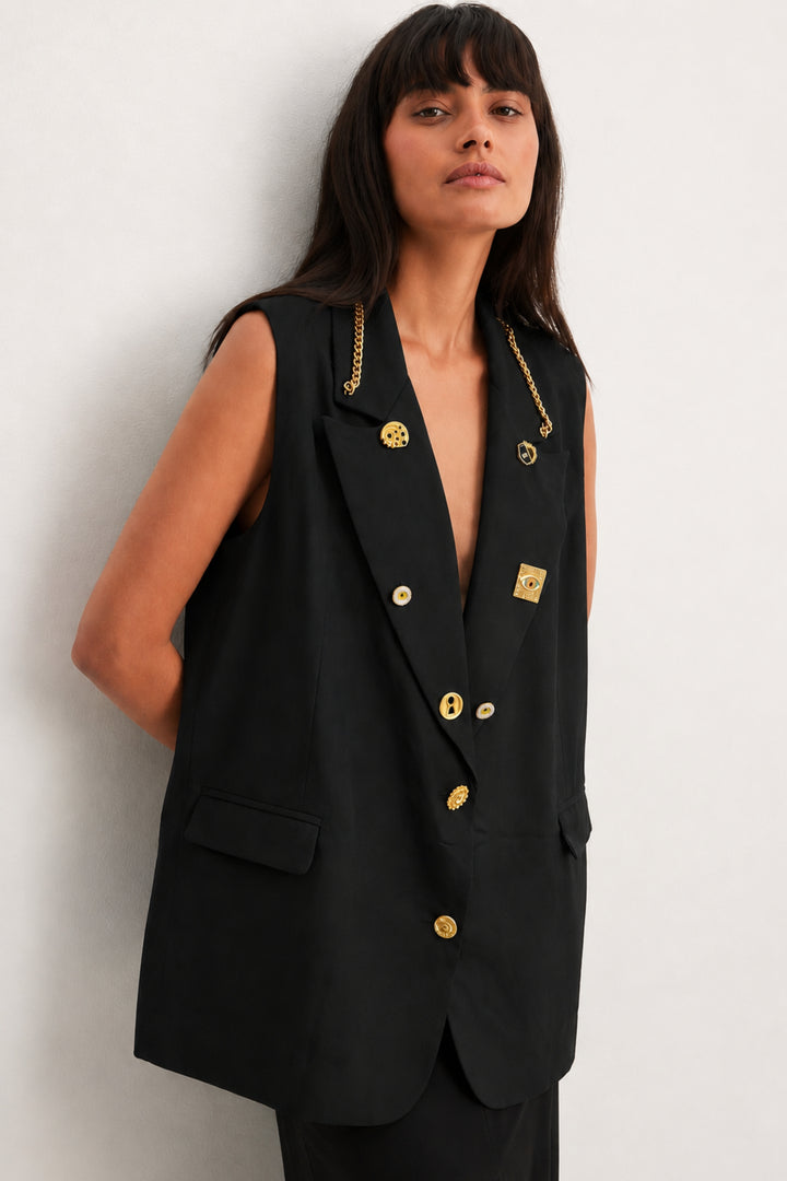 Noir Monarch Vest