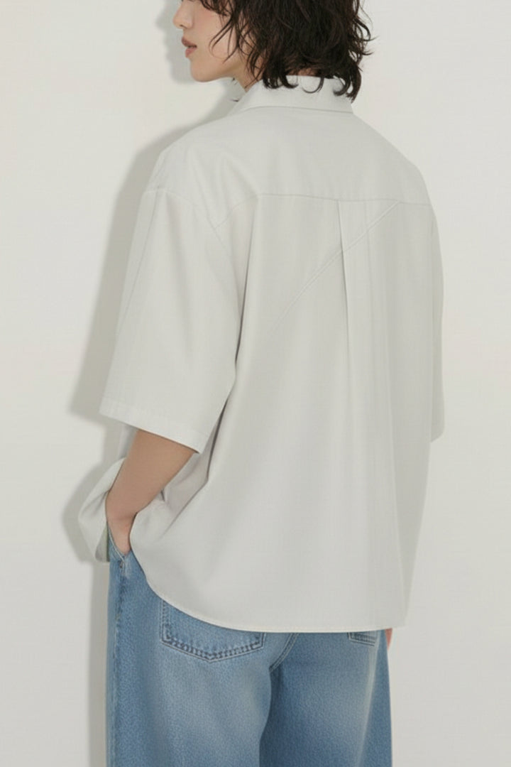 Arctic White Oversized Shirt