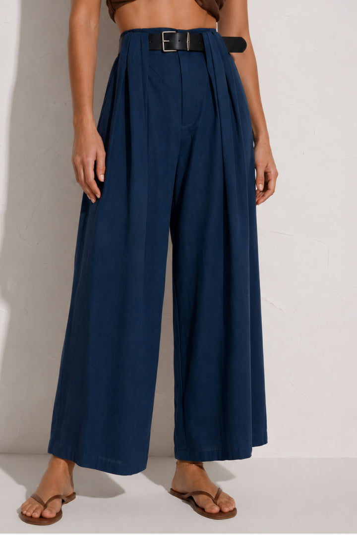 Blue trouser for women
