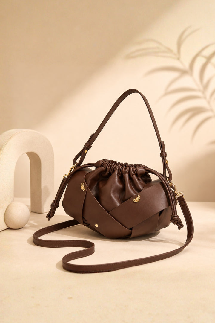Aurelia Cocoa Hobo Bag