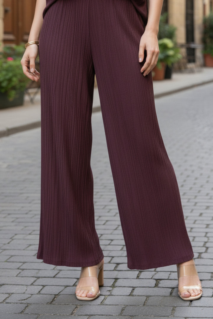 Hazemauve Minimalist Co-Ord Set