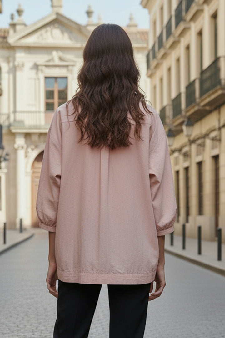 Dreamy Rose Oversized Shirt