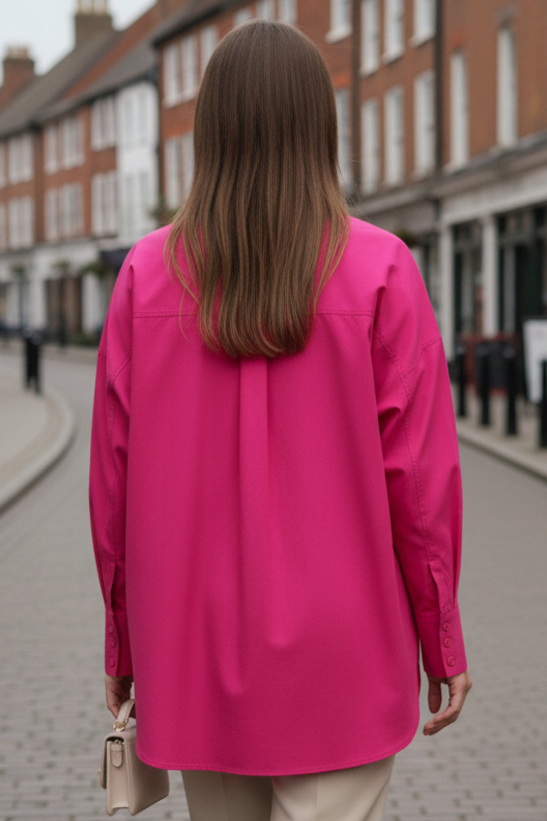 Pink Luxe Button Shirt