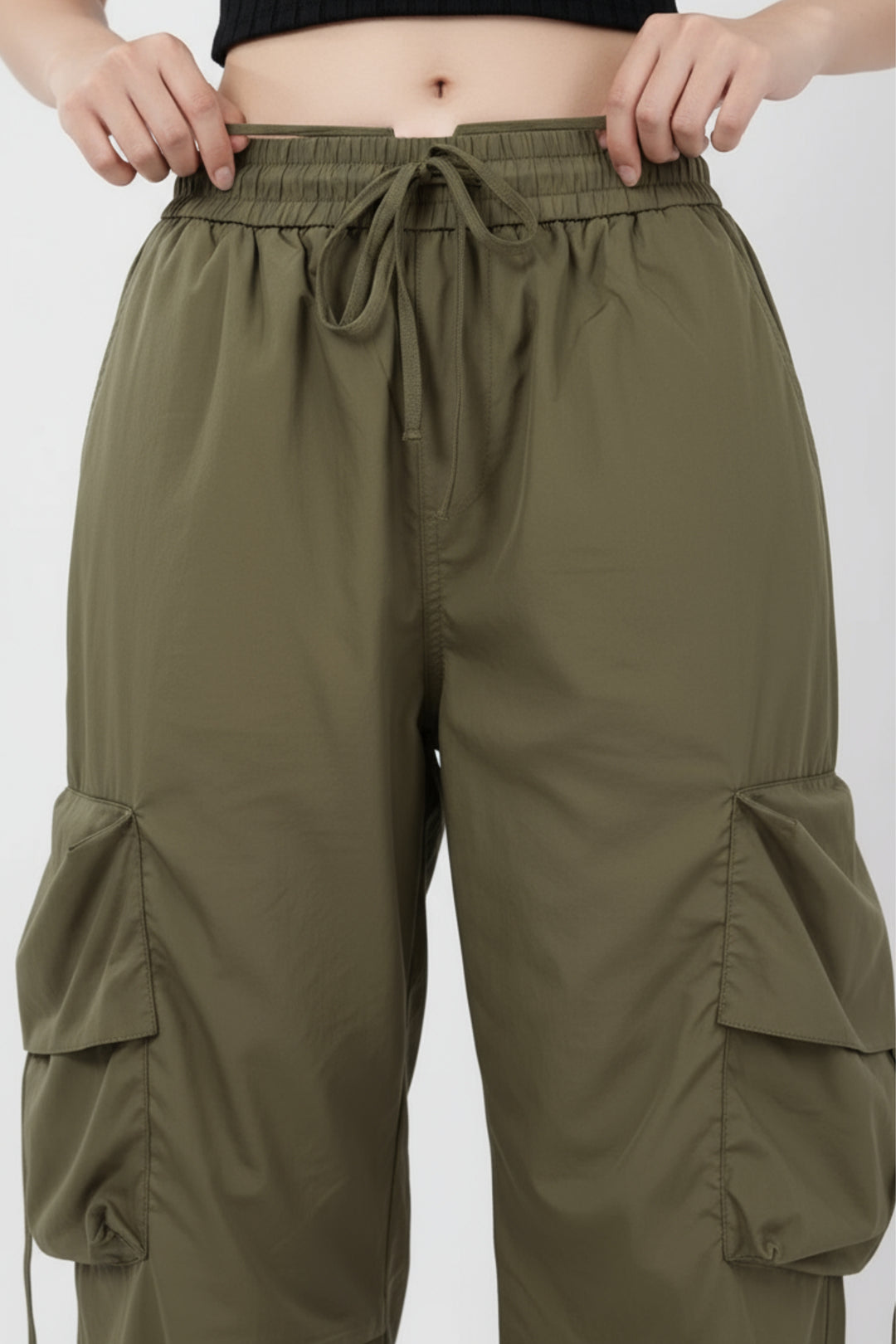 Wild Green Cargo Pants
