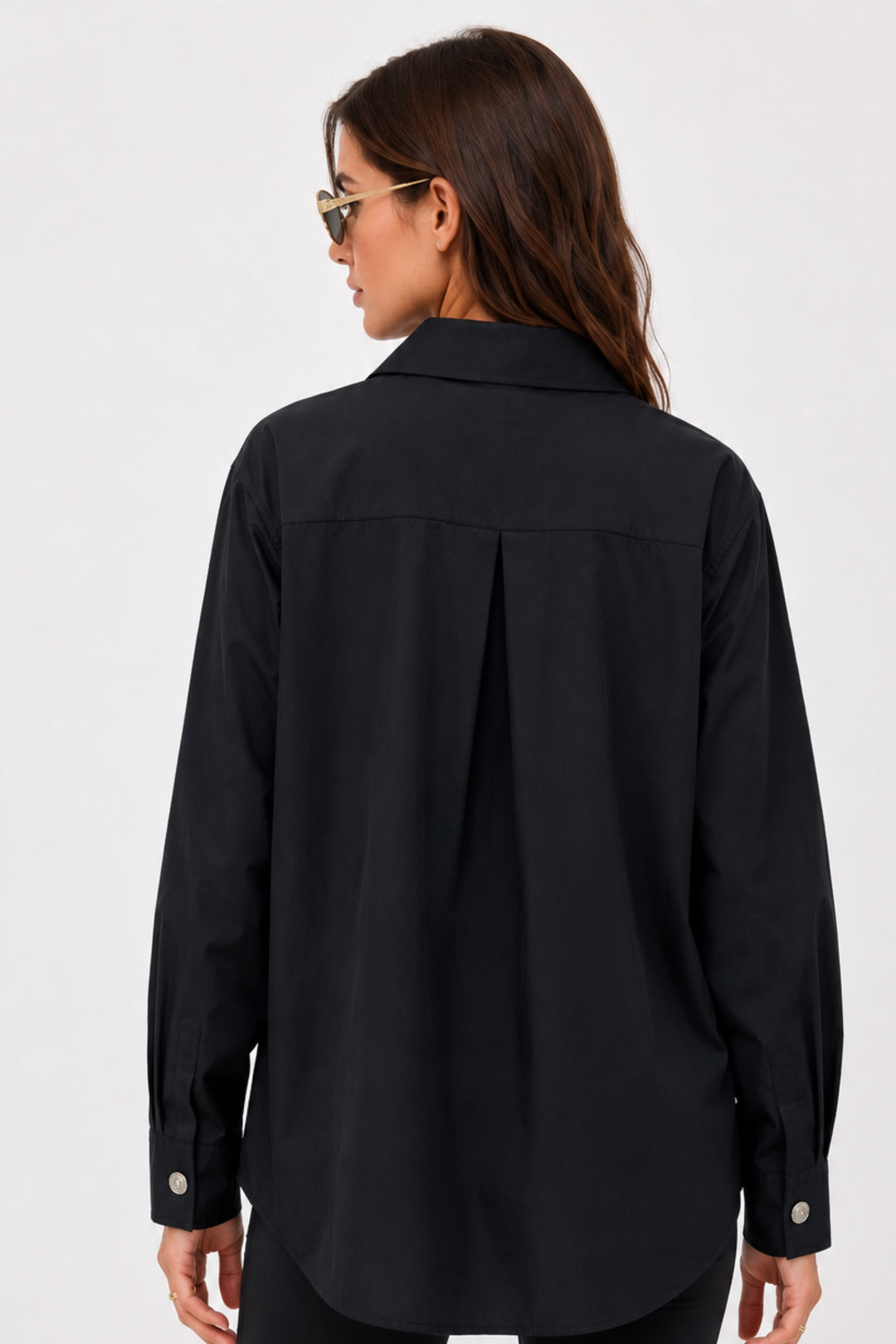 Ornate Black  Button Shirt