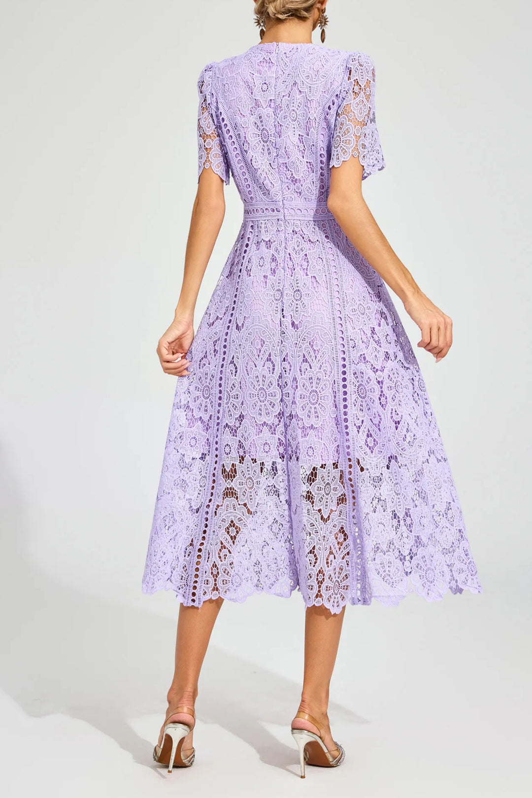Lilac Verona Lace Dress