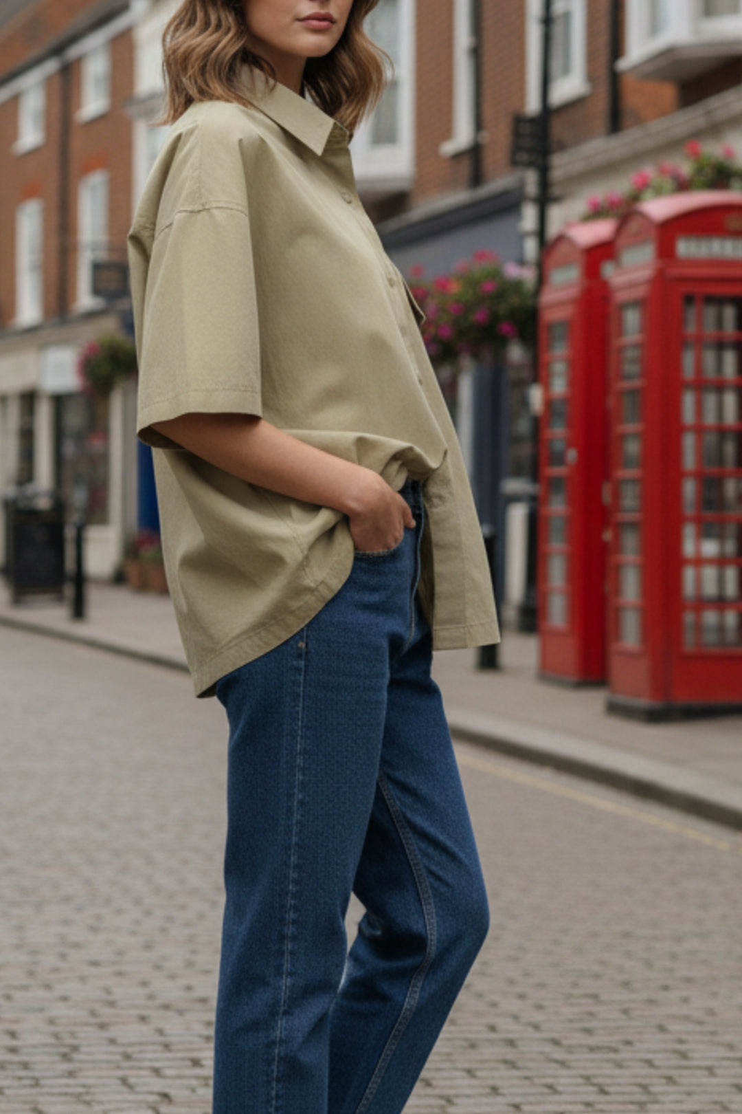 Lily Oversized Collared Shirt
