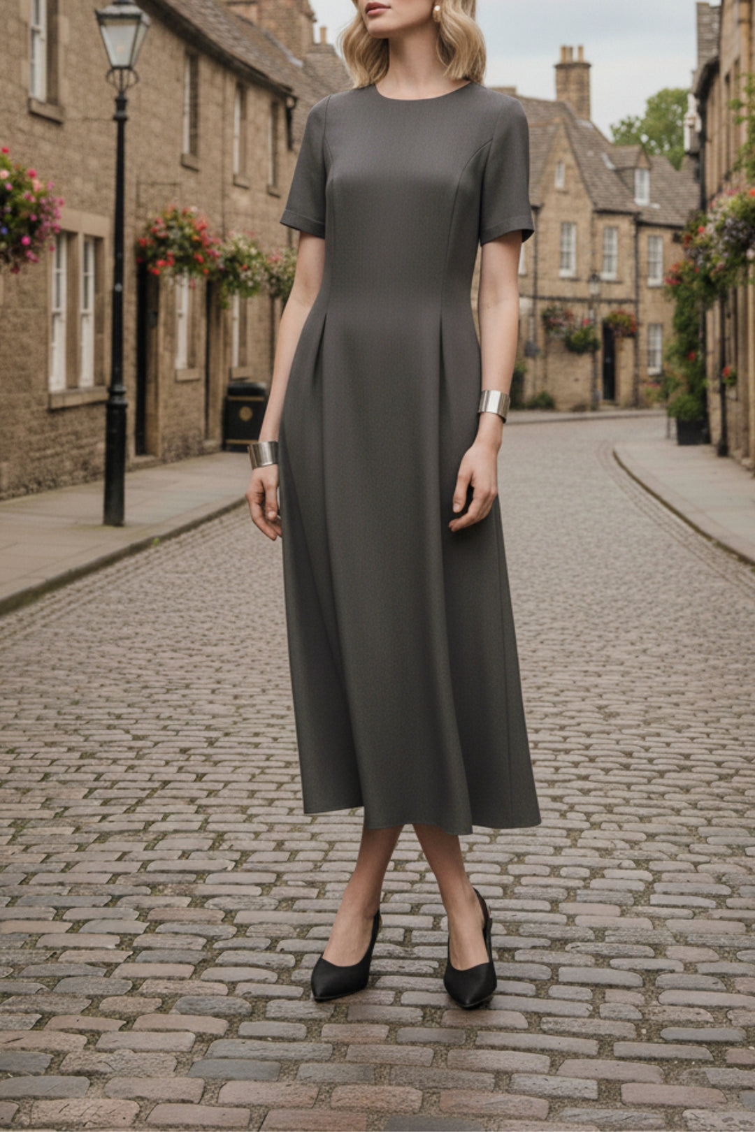 Seal Grey Maxi Dress