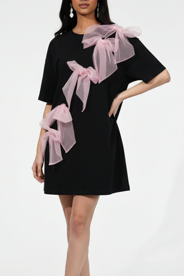 Bonita Bows Black T-Shirt