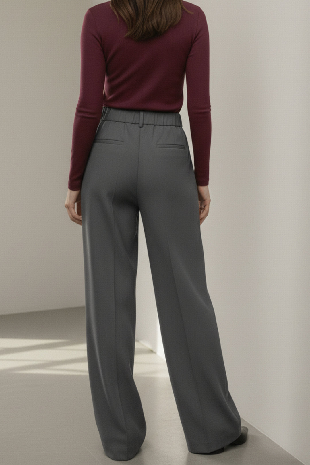 Urban Slate Wide Leg Trouser