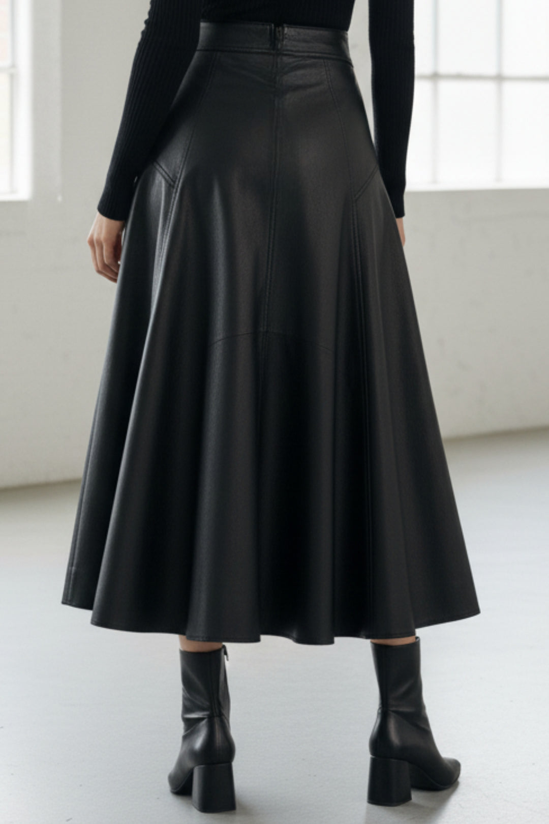 Nightfall Faux Leather Skirt