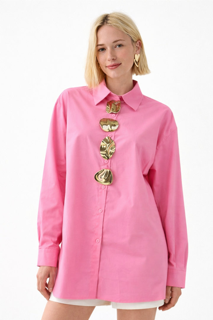 Pink shirt for women
