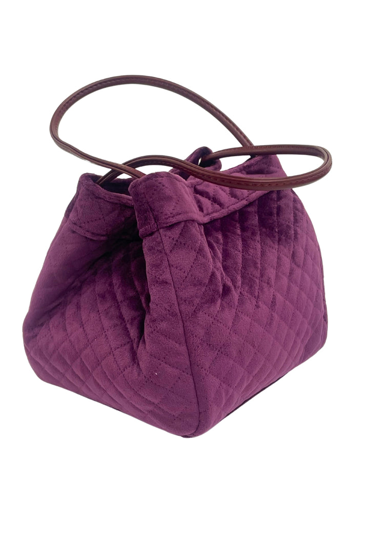 Velvet Vogue Bucket Bag