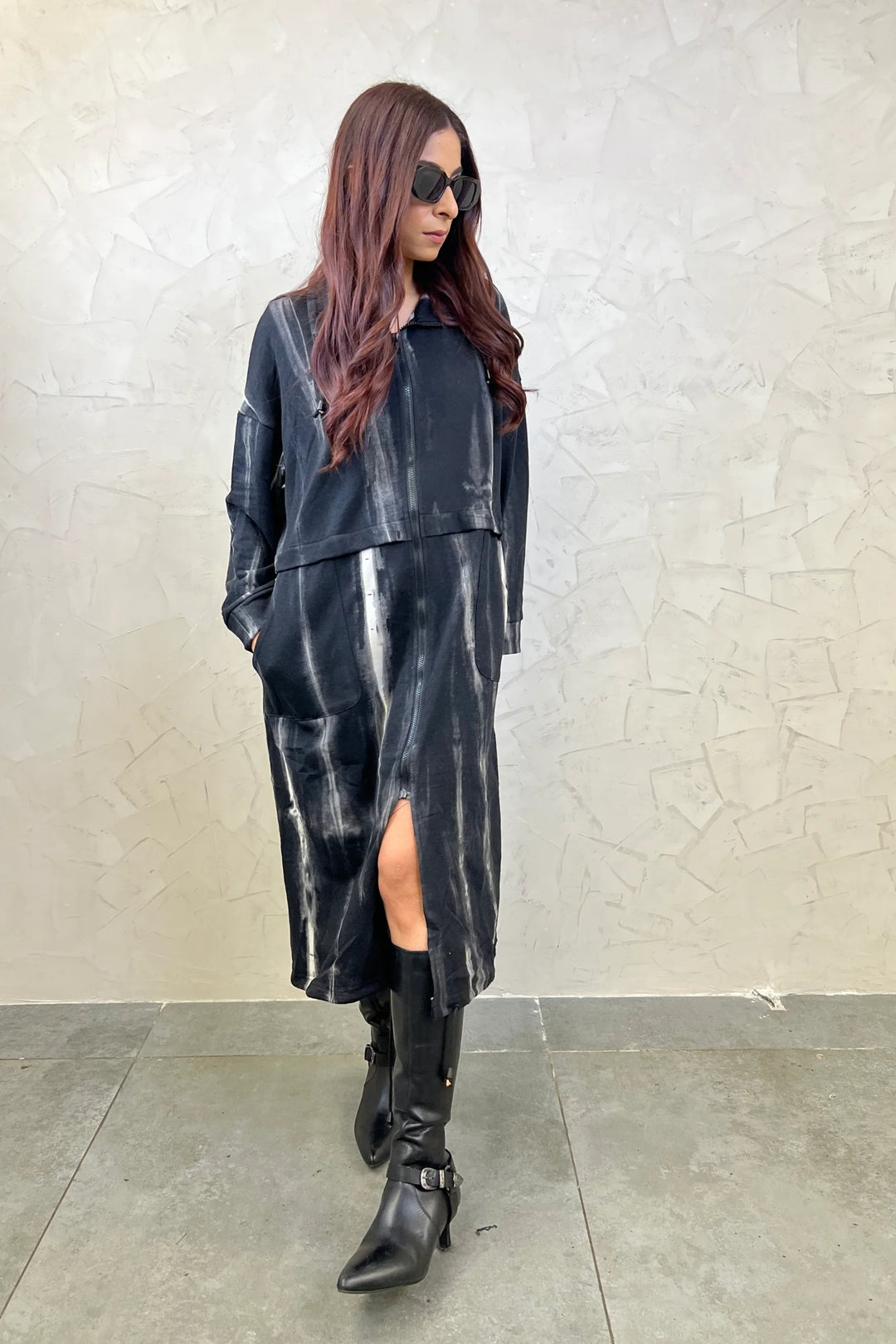 Stylish trench coat dress for women