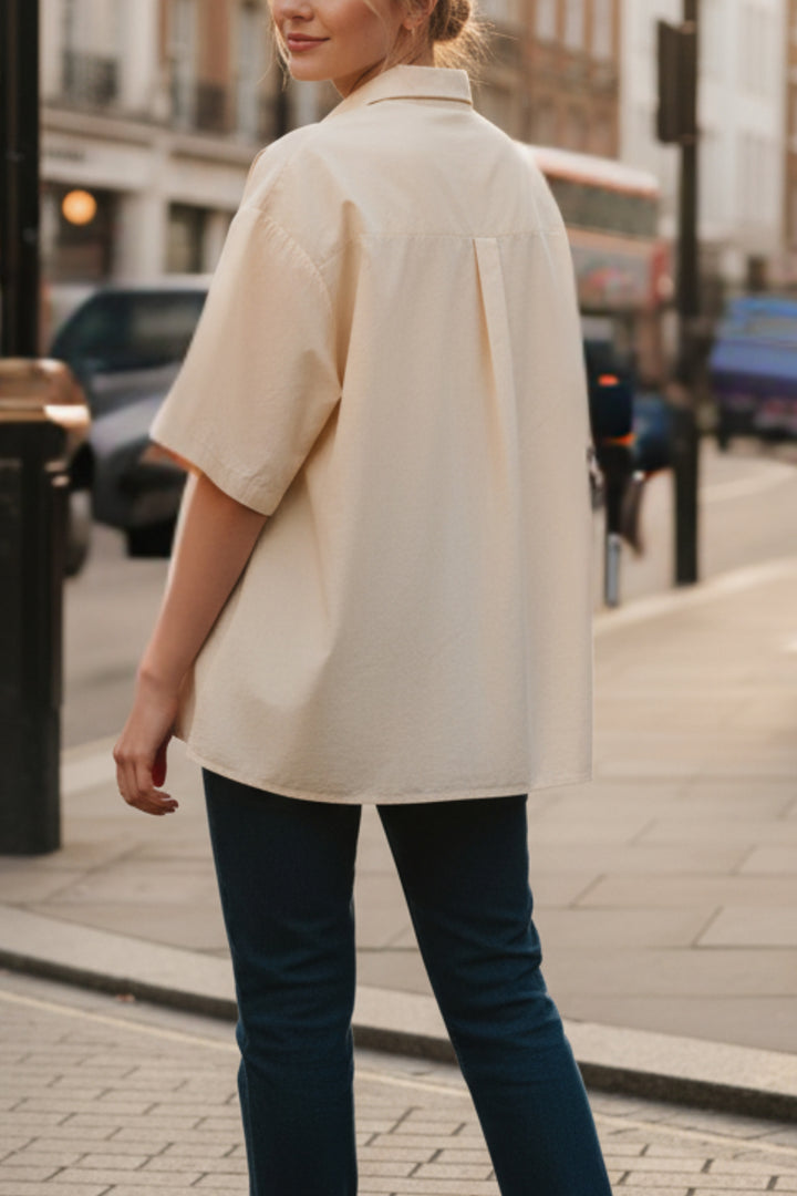 Vanilla Essence Oversized Shirt
